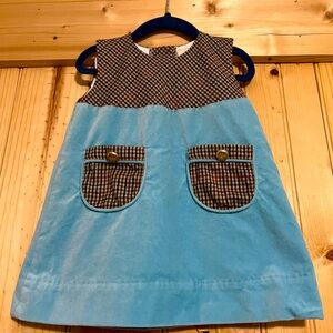 Beaufort Bonnet Company blue velvet dress